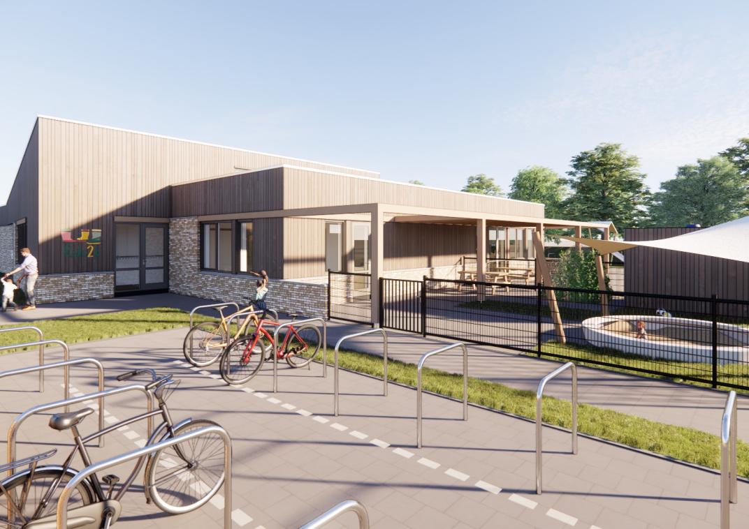 Impressie van het vernieuwde kindcentrum Hiliglo in Holwierde