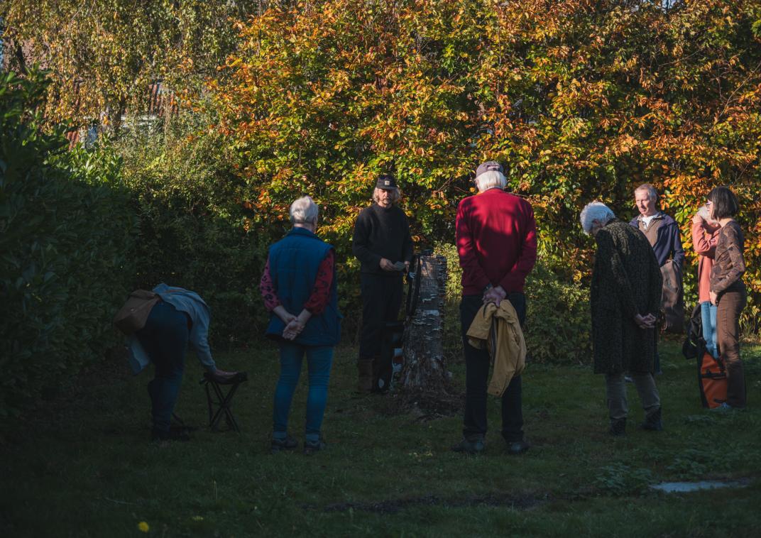 Deelnemers van de wandeling HECHT