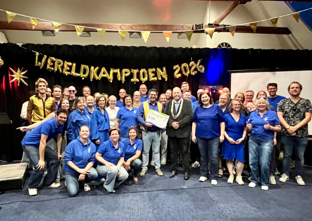 Fanfareorkest Concordia groepsfoto