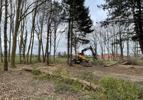 Werkzaamheden op het Groot Bronswijk-terrein