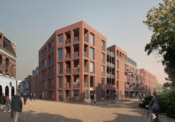 Nieuwbouwappartement op de hoek van de Waterstraat en Havenstraat