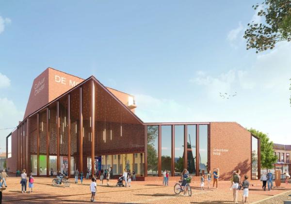 Voorlopig ontwerp van Cultuurcluster de Molenberg