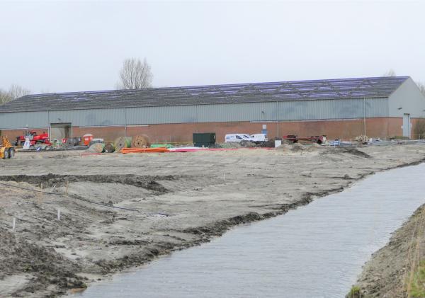 Loods op het Eendrachtterrein