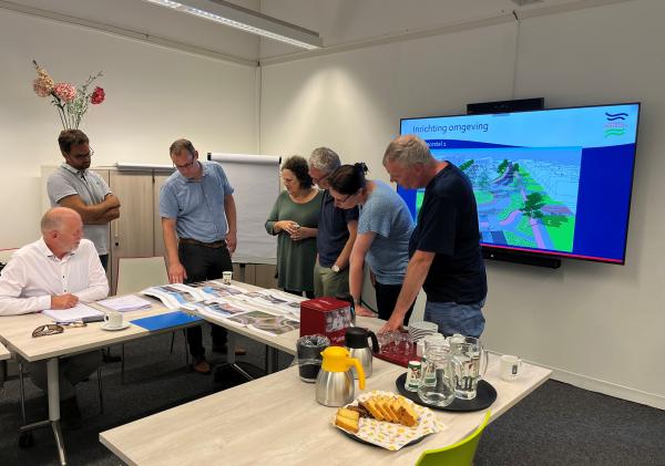 Bijeenkomst van de Klankbordgroep Woldweg.