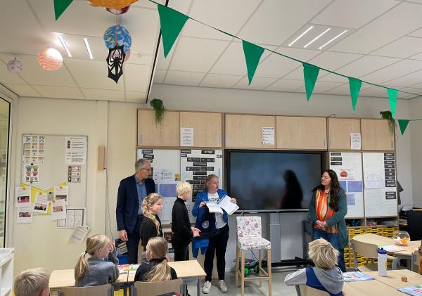 Kickoff Kindergebiedsregisseurs in de klas.